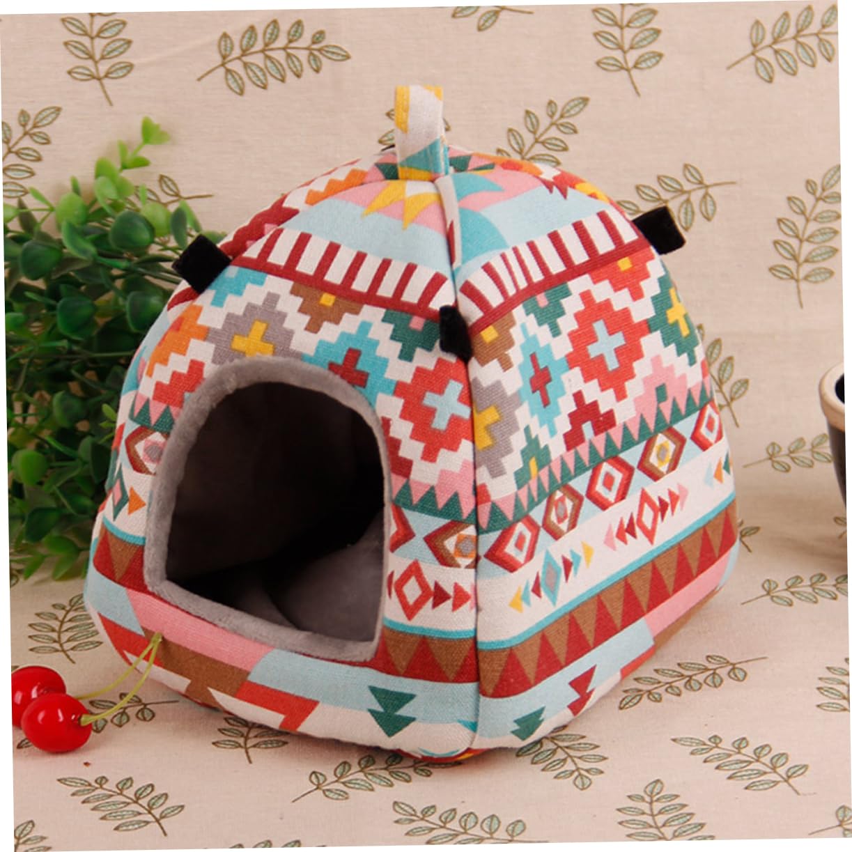 Hamsterzelt Hängematte – Warmes Schlafbett Für Rennmäuse, Ratten, Zucker, Eichhörnchen & Igel (M, Pink)