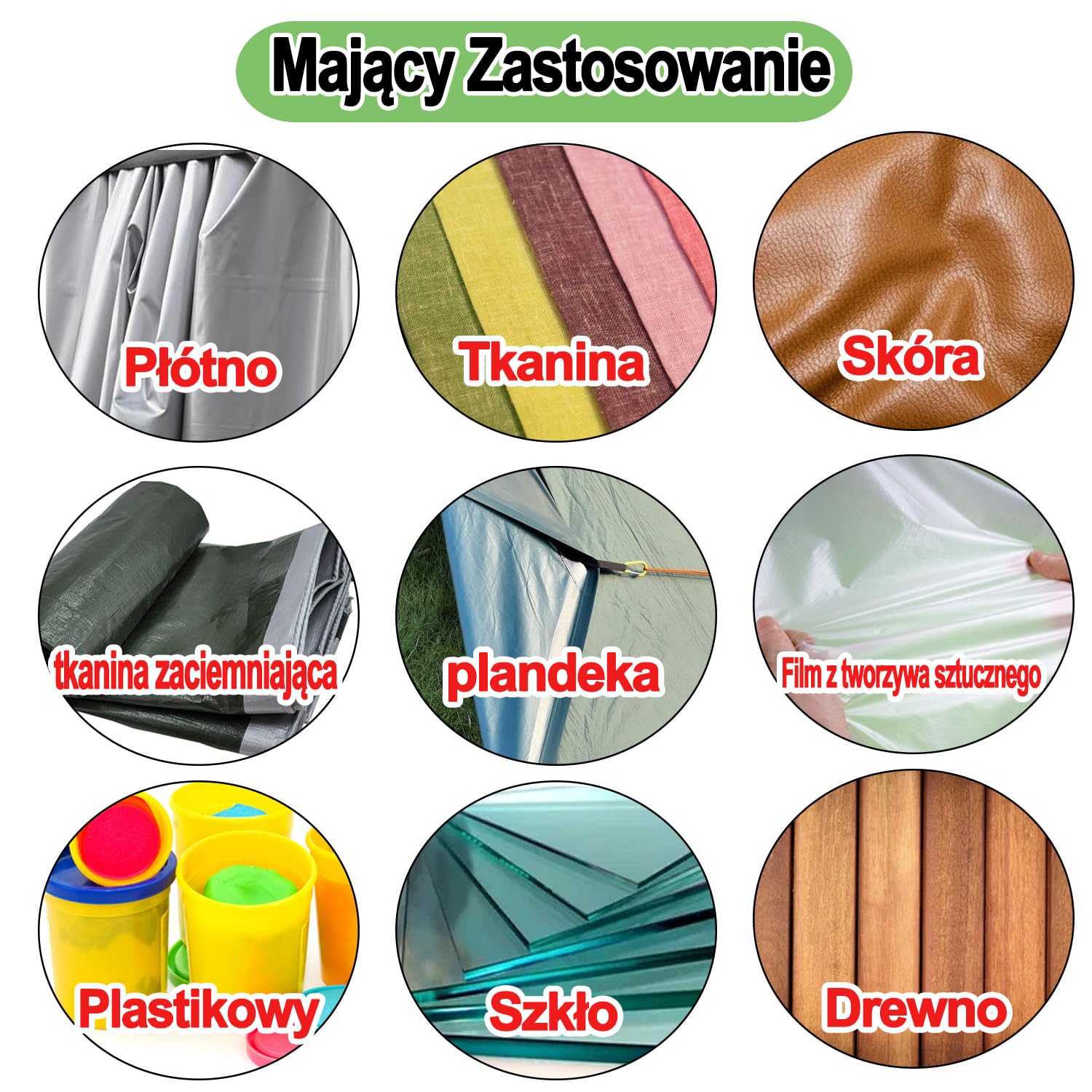 Taśma naprawcza z materiału, zestaw naprawczy do namiotu, taśma naprawcza do markiz kempingowych, wodoszczelny zestaw naprawczy do żagli, osłony łodzi, przyczepy kempingowej