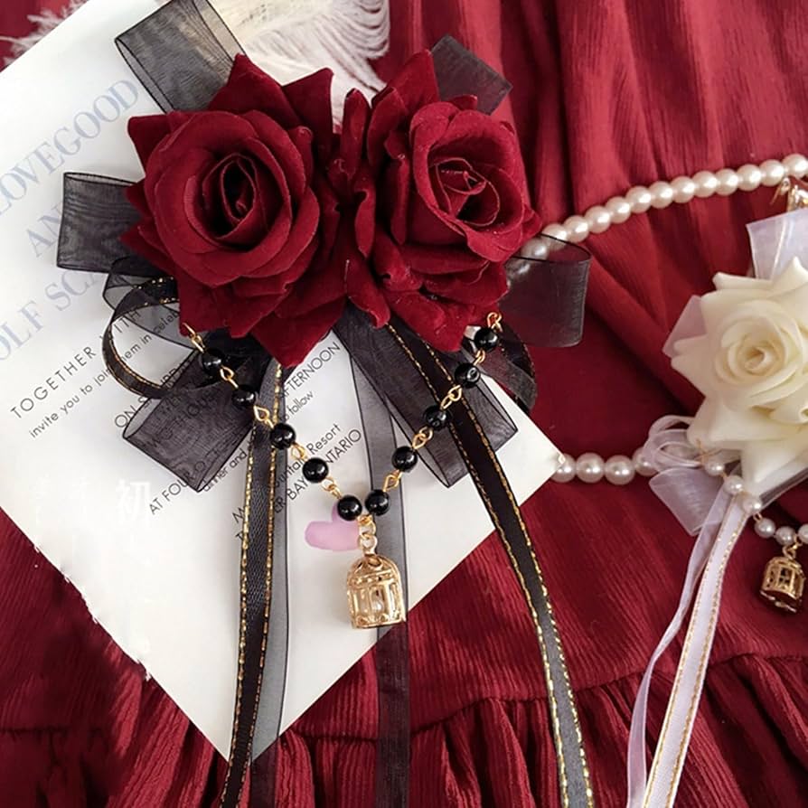 ୨୧ヘッドドレス୨୧ఇ꒰ㆁ̴̶̷̤́.̮ㆁ̴̶̷̤̀꒱ఇ黒薔薇が可愛い♡ ♥︎ロリィタ୨୧♥︎現品限り！♥︎ 楽天市場】メタモルフォーゼ 百花繚乱～まほろばの舞～ヘッド