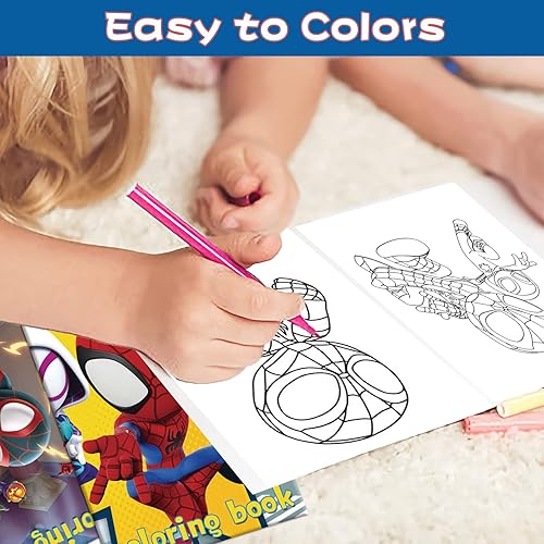 Miniatura 4 de 24 libros para colorear de Spidey y sus increíbles amigos a granel para niños, mini libro de dibujo de bricolaje para regalos de fiesta de Spidey,