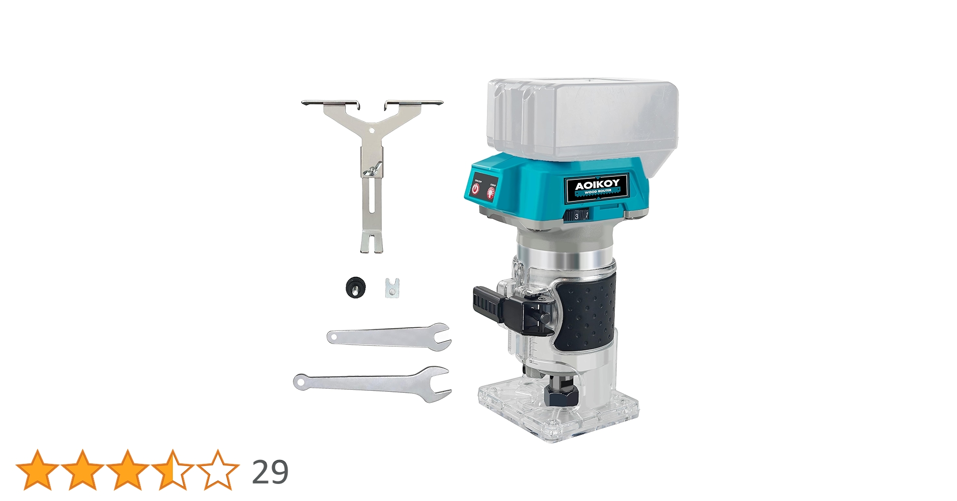 充電式電動トリマー バッテリ 充電器 ケース付電動ルーター 木工用 透明ベースト 71oQkyus5RL.jpg_BO30,255,255,