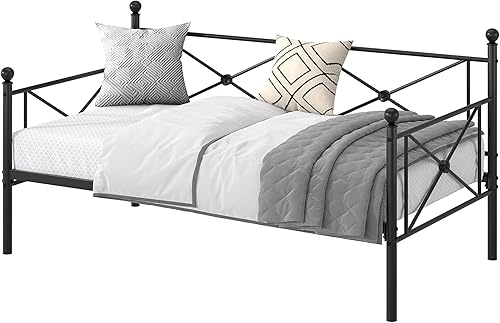 Miniatura 15 de VECELO Base de cama de metal clásica con cabecera, cama doble, color negro Negro -,Mate negro,https://www.amazon.com/dp/undefined