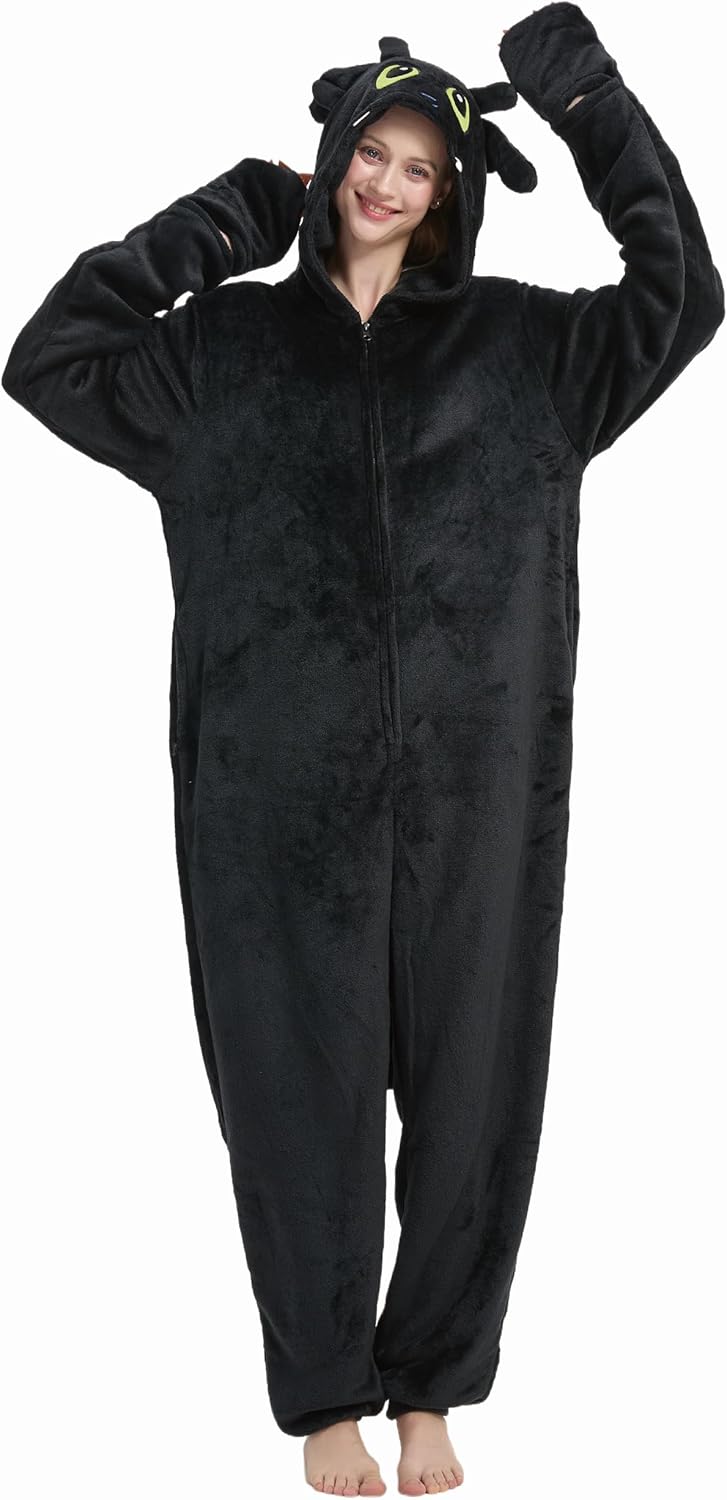 Beauty Shine Unisex Adult Onesie One Piece Pajamas Cosplay Cartoon Costume Halloween Christmas Sleepwear Jumpsuit Homewear
