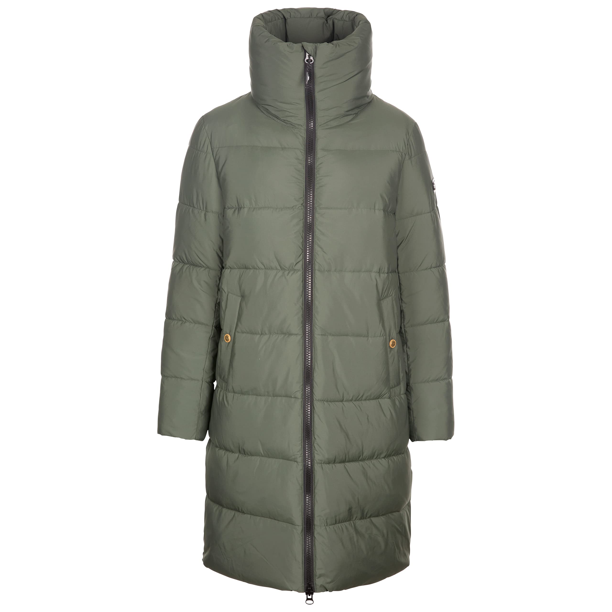 Trespass Womens Padded Jacket Longer Length Deep Collar Faith