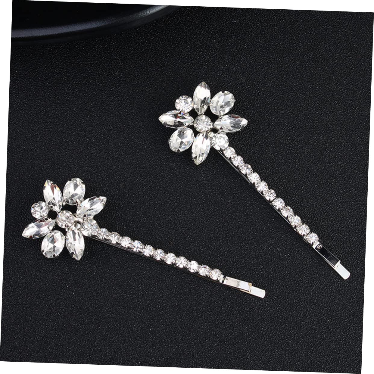 Healeved 10paare Rhinestone Haarnadeln Für Frauen Blüten-haarspangen Hochzeits-haaraccessoires Glänzende Haarklammern Für Besondere Anlässe Elegant Und Charmant Für Fotos Und Feiern