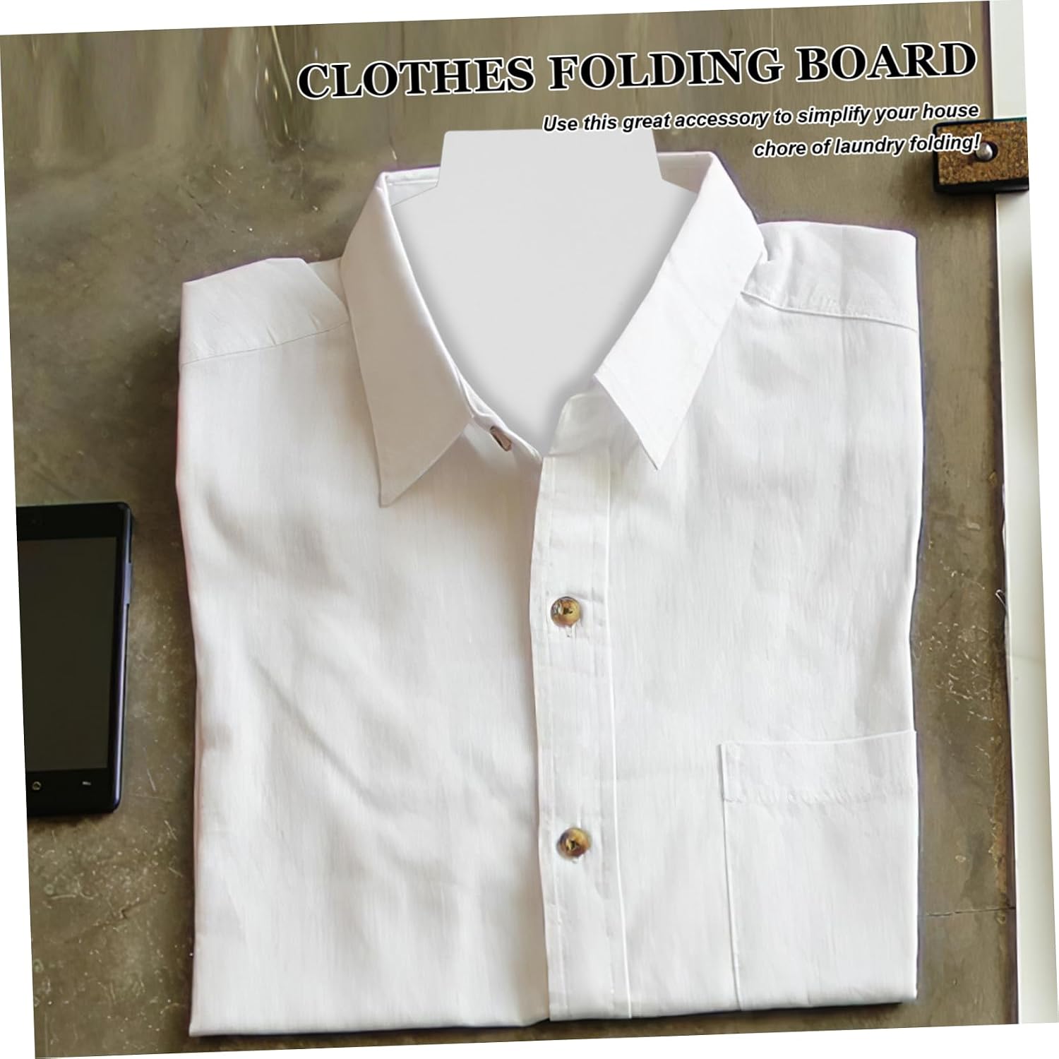 Shirt Folding Board 20 Sheets Paper Laundry Folding Helper