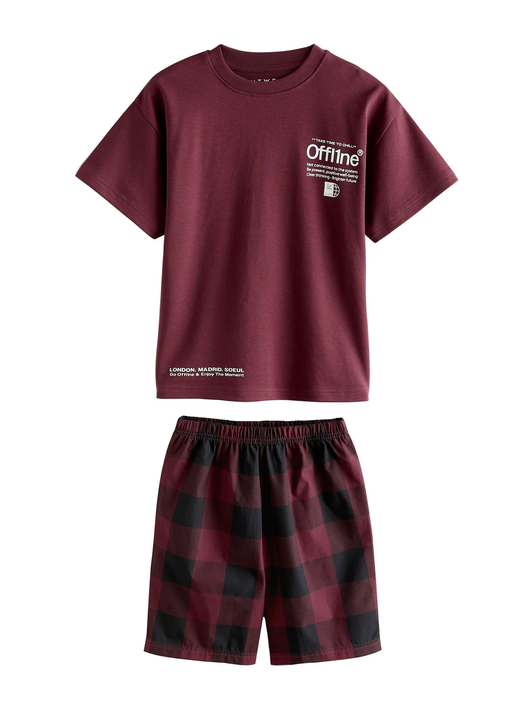 NEXT Niños Pack de 3 Pijamas Cortos Tejidos