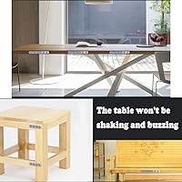 Vista 6 de Sumnacon 8 placas planas de acero inoxidable – Placa de reparación resistente de 4 pulgadas, soportes de esquina recta, conectores de reparación