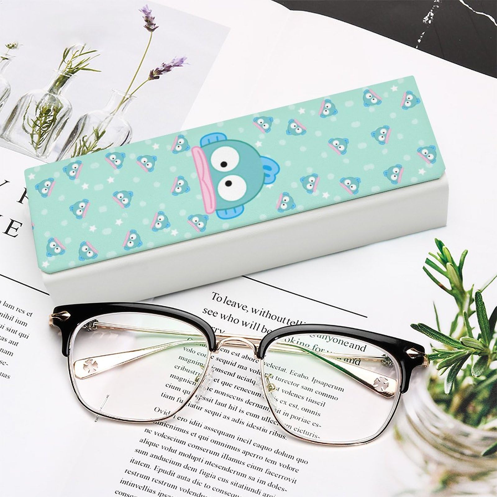 Amazon.co.jp: ハンギョドン メガネケース おしゃれ 眼鏡ケース