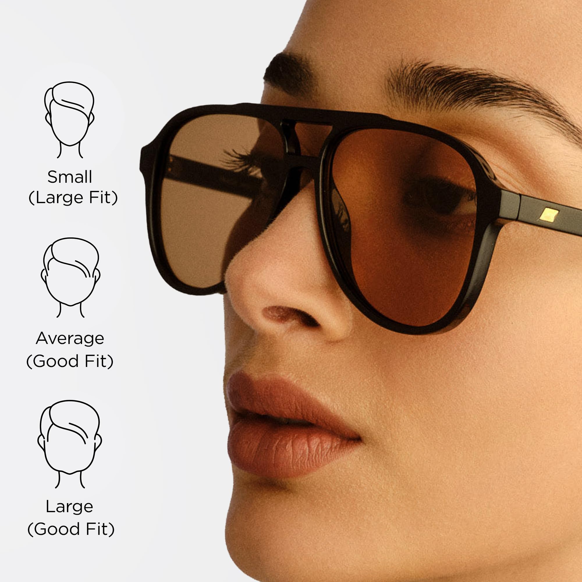 Le Specs Gafas de sol unisex Tragic Magic, color negro/marrón