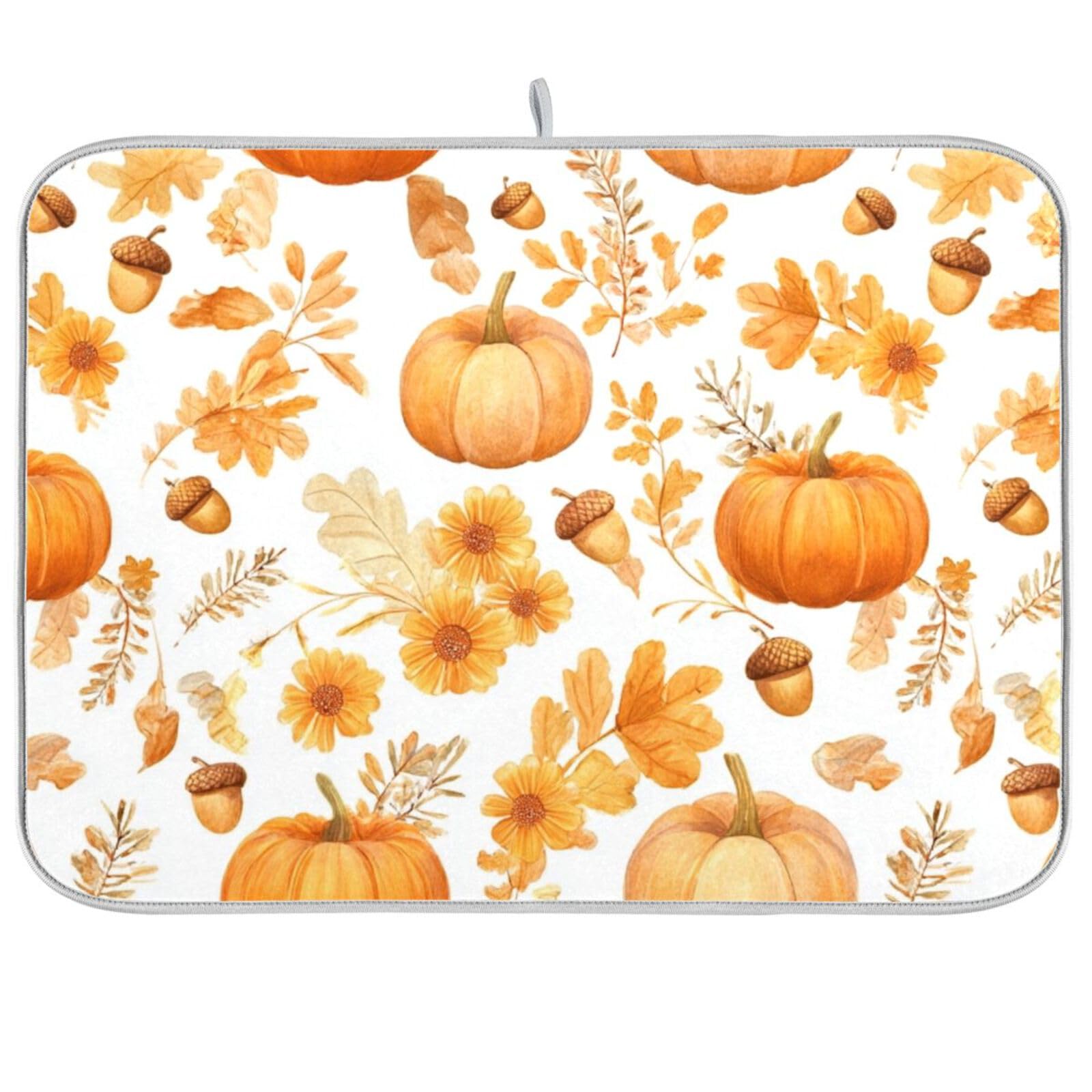 Tapis de séchage Thanksgiving décoratif pour cadeau de cuisine