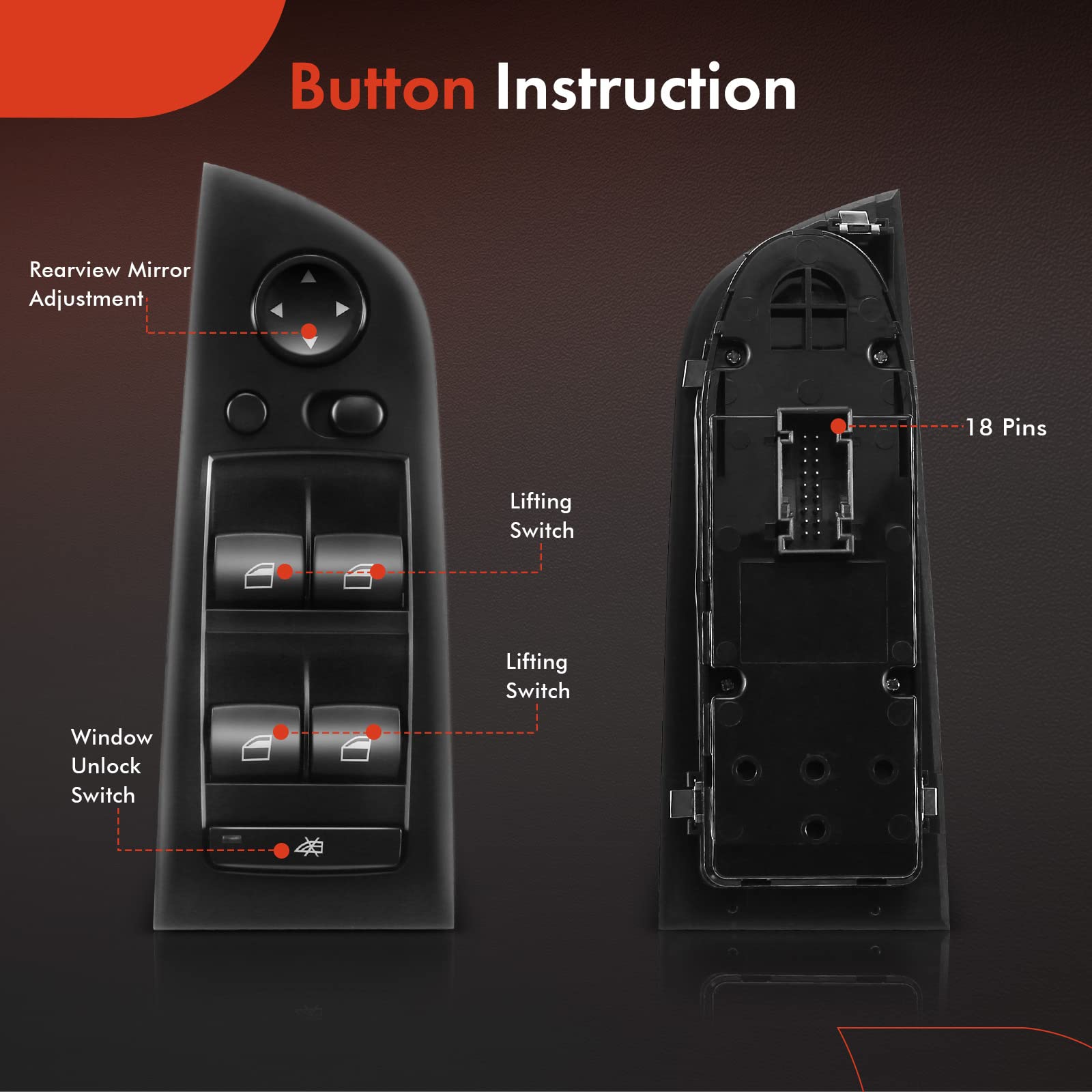 Amazon.com: A-Premium Driver Side Window Control Switch Compatible