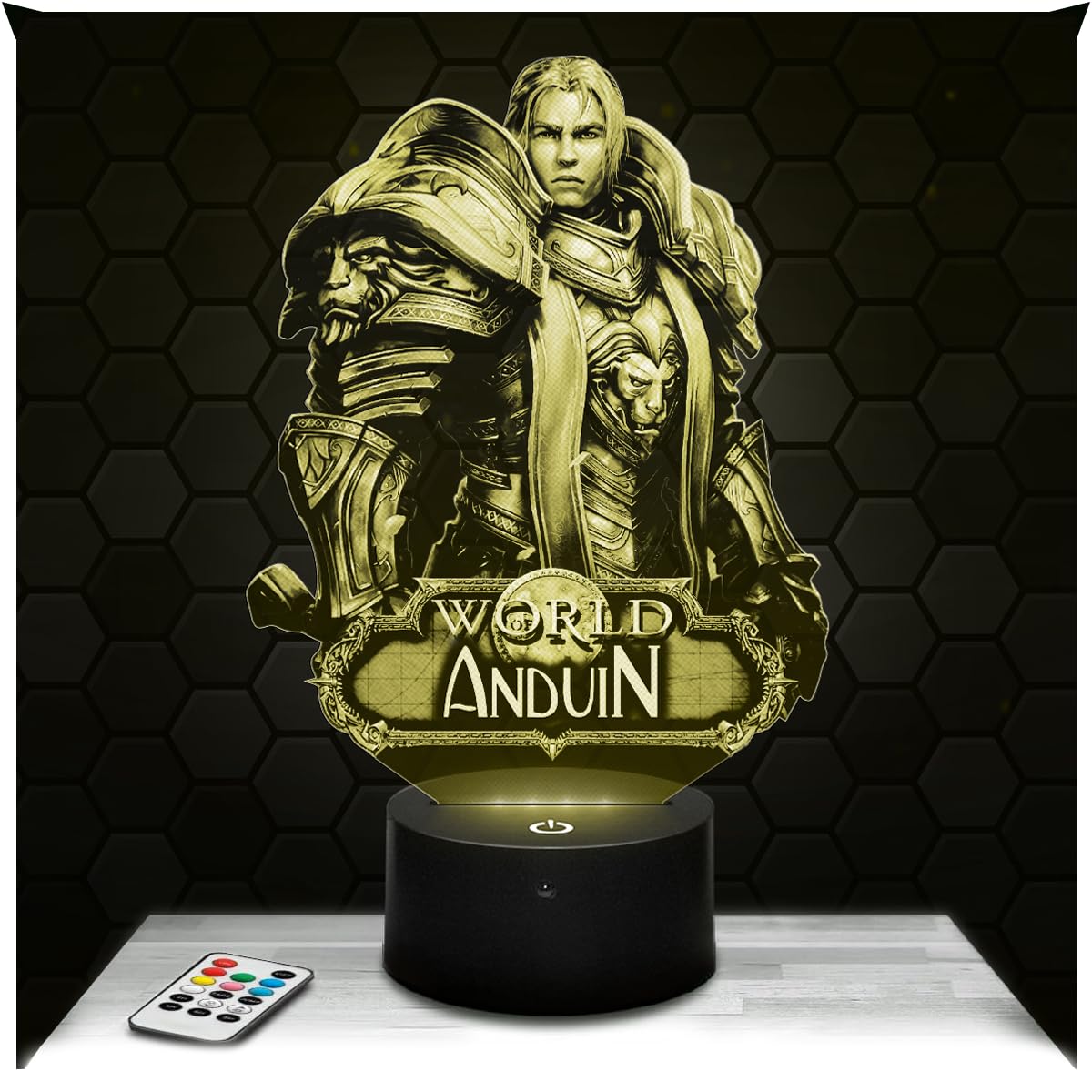 Lampephoto.fr - Wow Anduin 3D Lamp Night Light 3D LED Illusion Lamp, Christmas, Gift idea Birthday boy and Girl Night Light Child or Adult Bedroom, Led Bedside, Gifts Merchandising TOP — image 1
