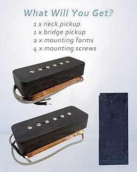 エレキギター用ピックアップ Amazon.co.jp: Wilkinson Mシリーズ スタックP90 シングルコイル