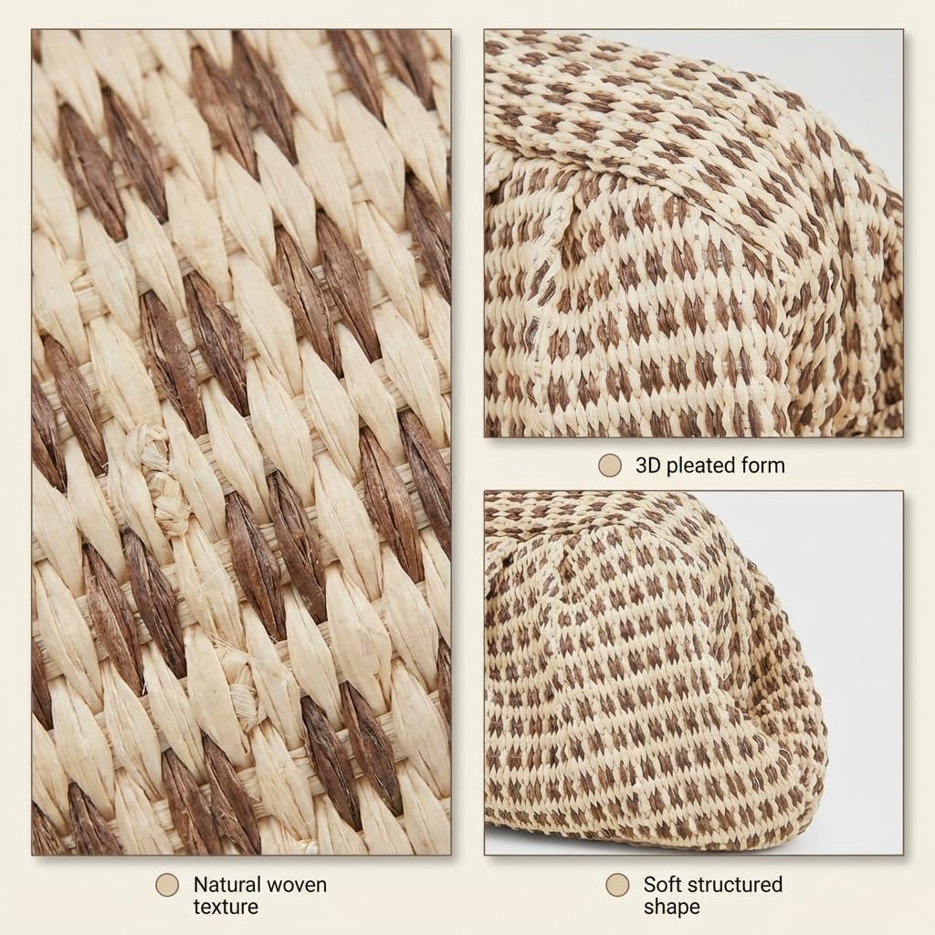 Straw Clutch Bags for Women Shoulder Bag Summer Purse Woven Beach Bags
