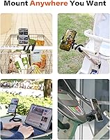 Vista 5 de A2C Soporte flexible para teléfono para cinta de correr, pelotón, cochecito, carrito de compras, escritorio, cuello de cisne portátil de 16.5