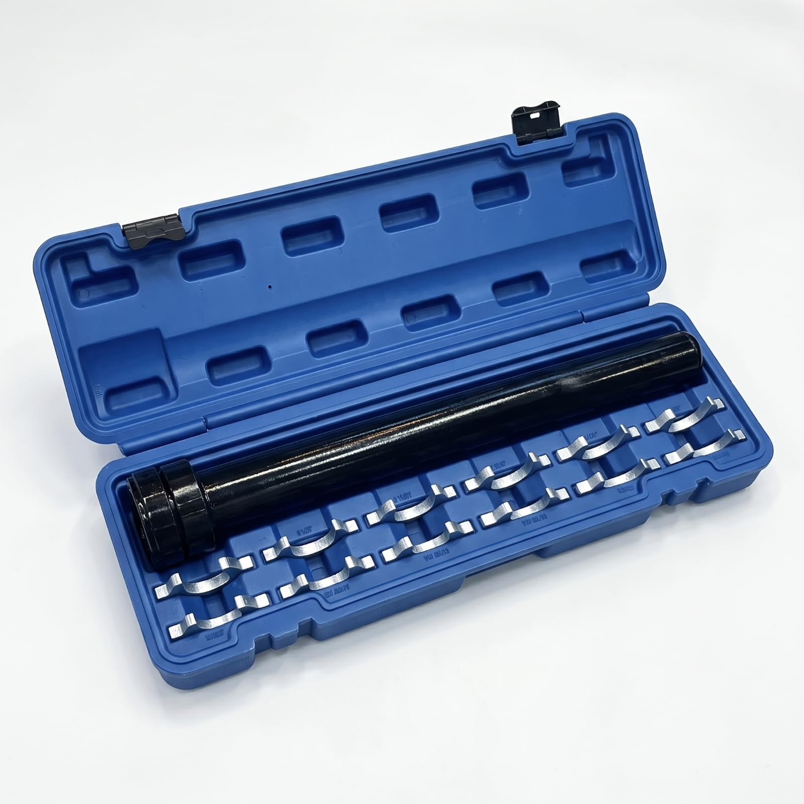 Chiave Sterzo Set Chiave Sterzo Strumento Snodo Interno Chiave Bussola Adattatori Manico Lungo con Custodia Organizzata per Sostituzione Tiranti Interni Officina Garage