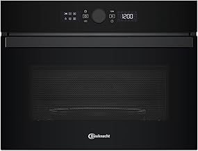 Bauknecht BMW47DMK Combination Microwave - Microwave 900 Watt, Heating Element Grill 1600 Watt, Hot Air 1200 Watt/Dynamic Crisp - Crispy Dishes in Record Time/Quick Start Function (Rapid Start)