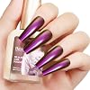 Neon Cat Eye Gel Nail Polish Set 10 Colors: Magnetic Cateye Gel Polish 9D Effect, Sparkle Glitter Bright Red Hot Pink Blue Nail Polish Long Lasting Soak Off Home Salon