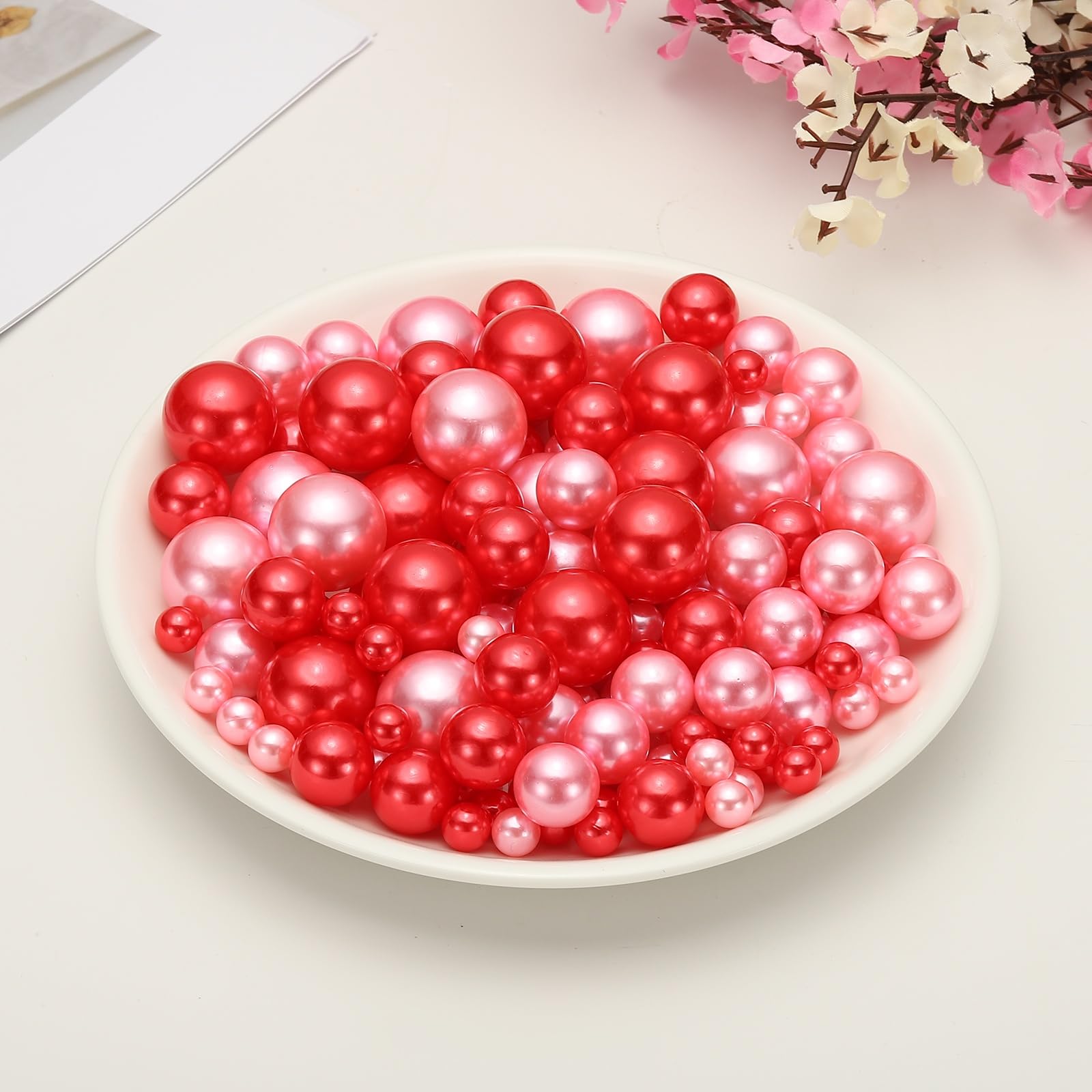 PATIKIL 8/14/20 mm Faux Pearls Beads - Image 4