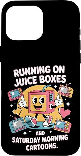 Miniatura 18 de Juice Boxes & Cartoons – Retro Nostalgia for 90s Kids Case for iPhone 15 Pro