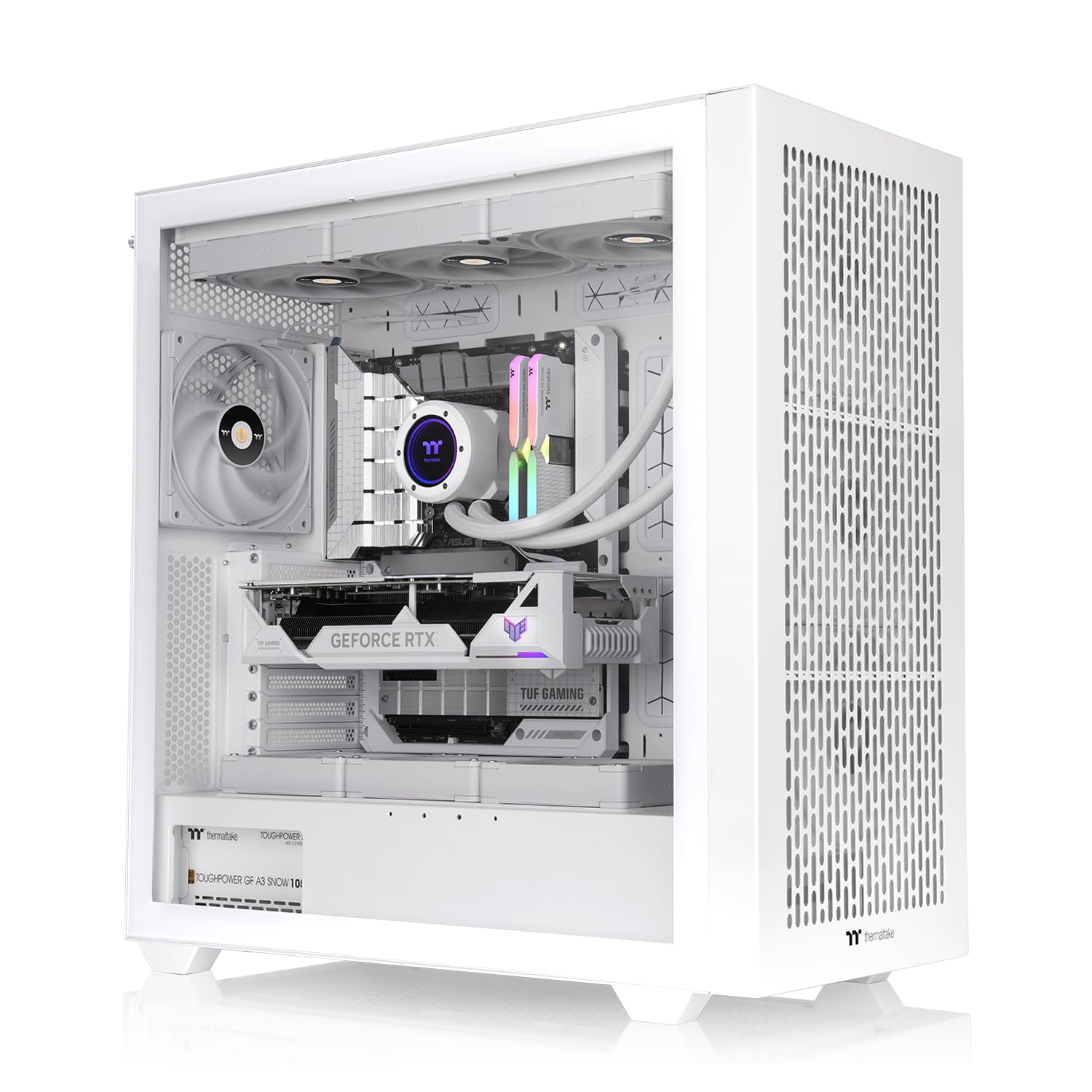Amazon.com: Thermaltake AX500 Snow TG Full Tower; 4x140mm CT Fans