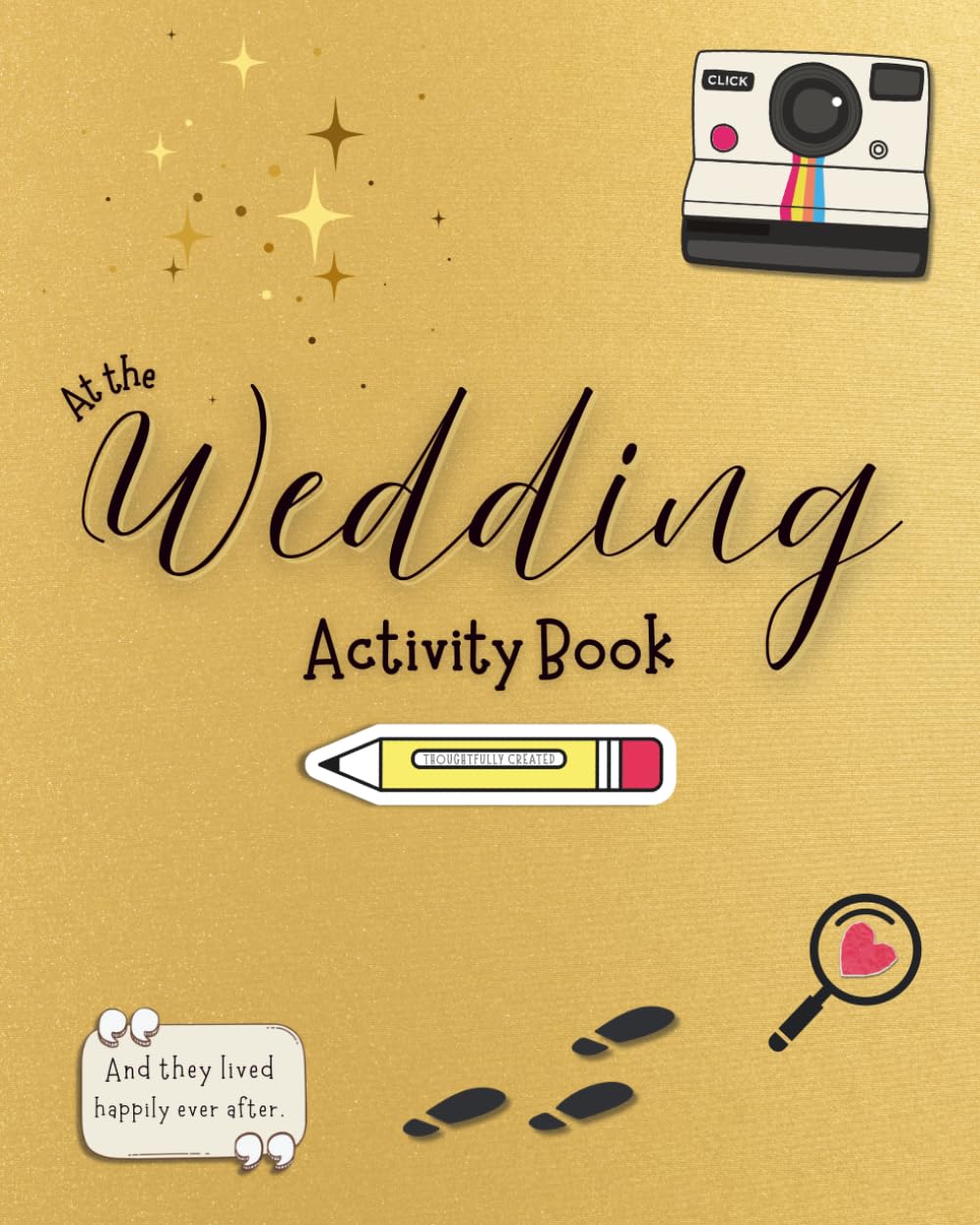 At The Wedding Activity Book: GOLD Edition