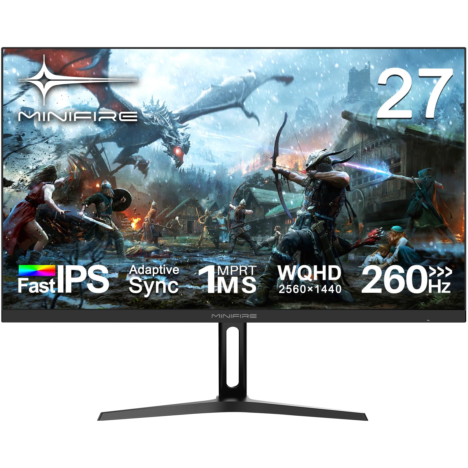 Amazon.co.jp: Minifire ゲーミングモニター27インチ｜WQHD 2560×1440