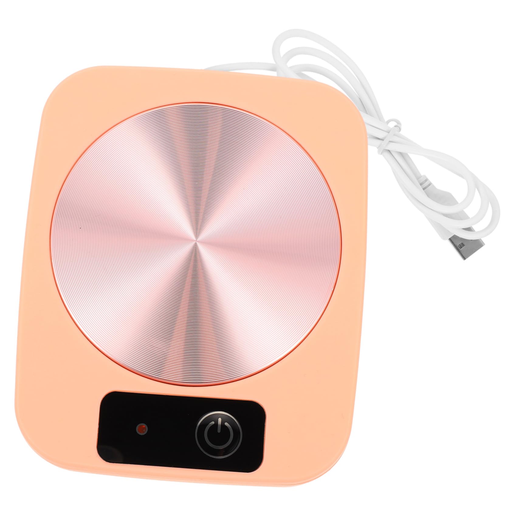 PRETYZOOM Warm Coffee Mug Desk Cup Warmer Electric Heating Coaster Milk Warmer Safety Auto-Off Function
