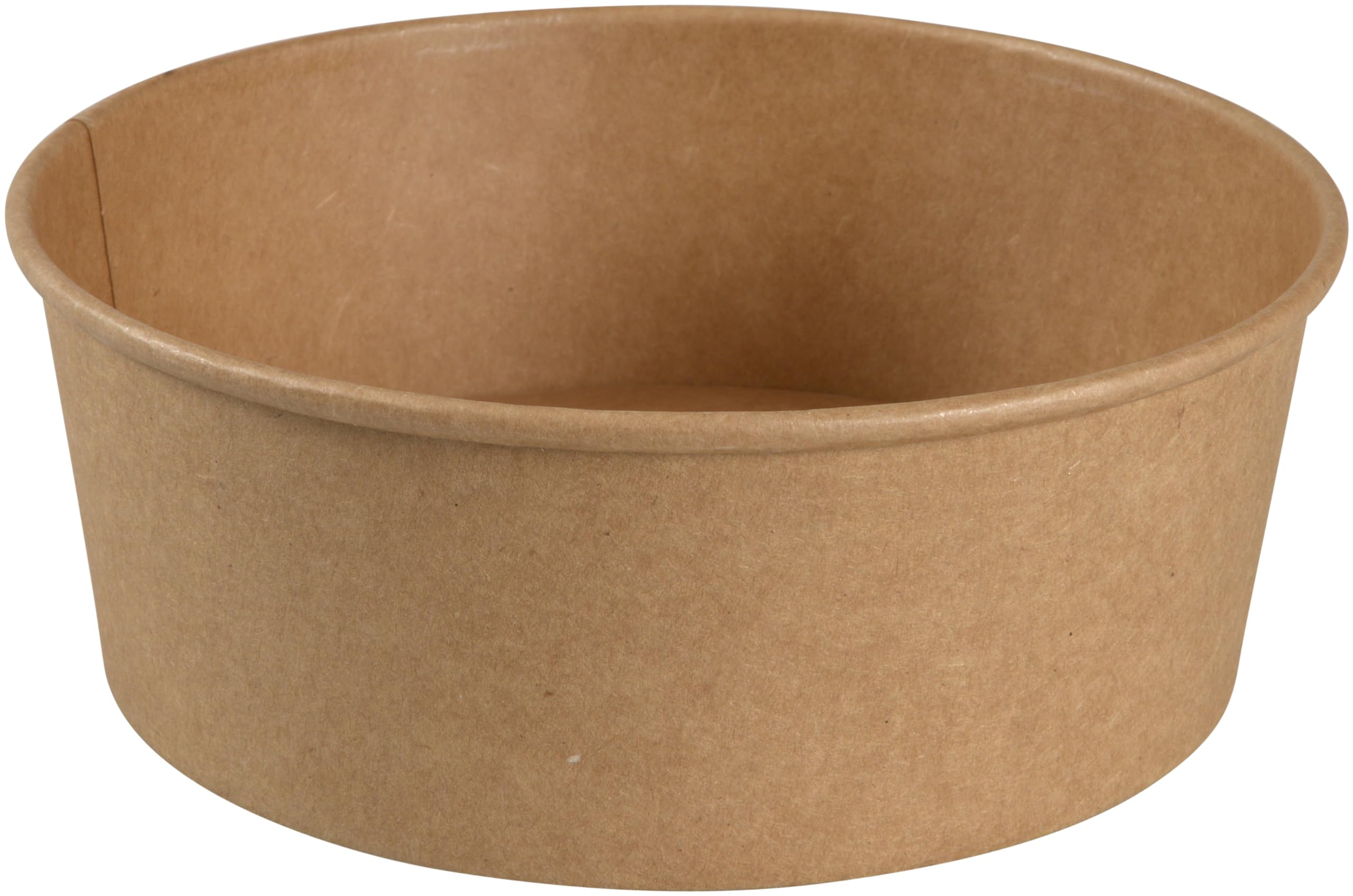 ABENA Gastro Paper Bowls | 50 Pack | 6.6cm Height, Ø18.7cm | 1100ml | Kraft Disposable Bowls for Soups, for hot & Cold Foods, for Parties and More | Poke Bowl | Salad Tubs