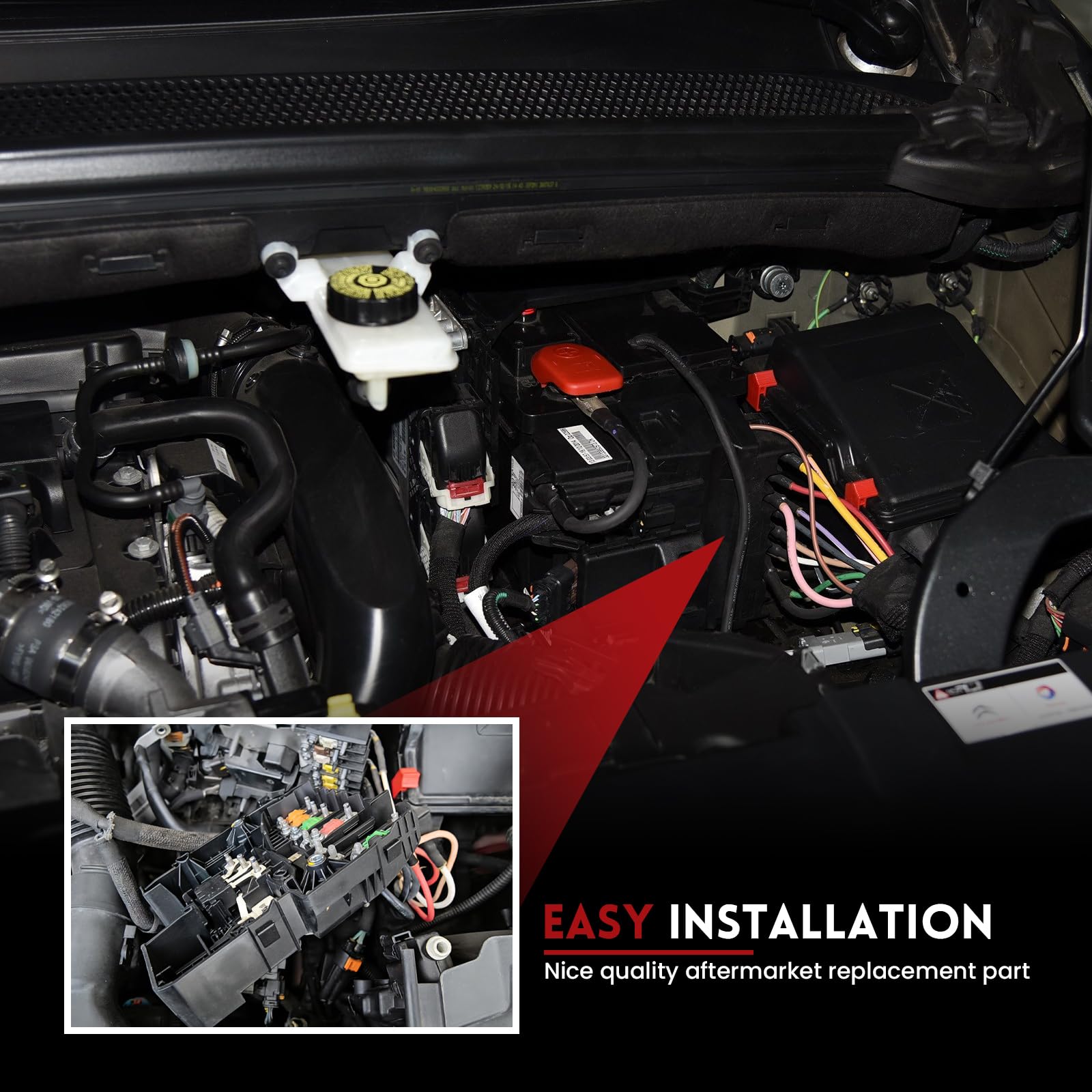 Modulo di Tensione Scatola Fusibili ZEALfix 9675350380 Compatibile con Citroën C4 Grand Picasso, C4 Spacetourer, Peugeot 308, 308SW, 3008 II, 508 II