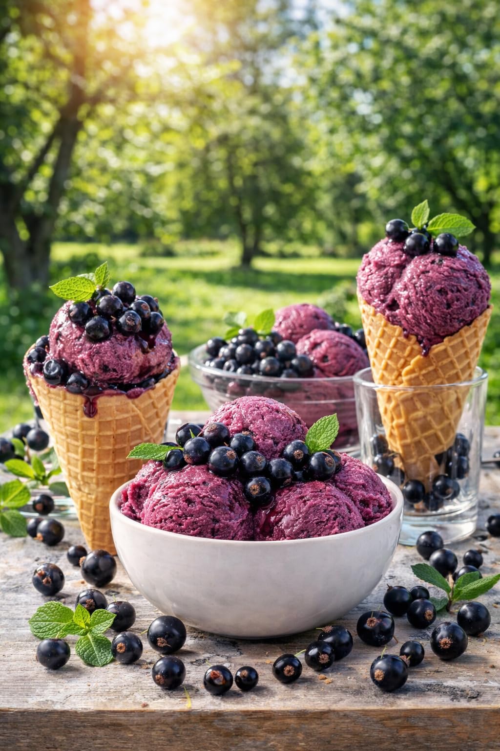 Premium Fruchtpüree Schwarze Johannisbeere 1 kg – 90% Fruchtanteil – Intensiver Geschmack – Perfekt für Desserts, Kuchen, Eis, Smoothies, Cocktails – Samtig, Fertig zum Gebrauch – Pasteurisiert