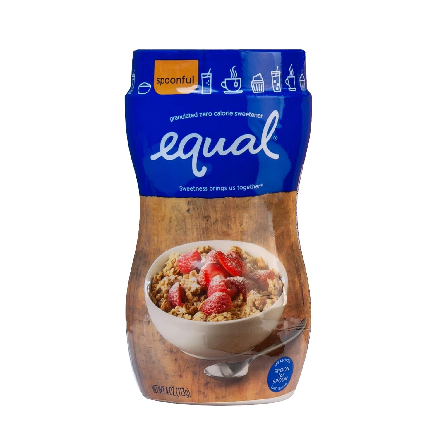 Equal 0 Calorie Sweetener, Granulated 4 oz (Pack of 8)