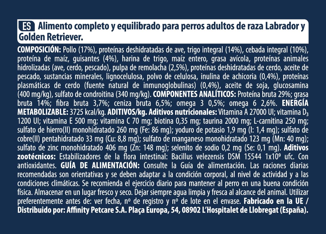 Advance Labrador, Pienso para Perros Adultos con Pollo, 11,5kg