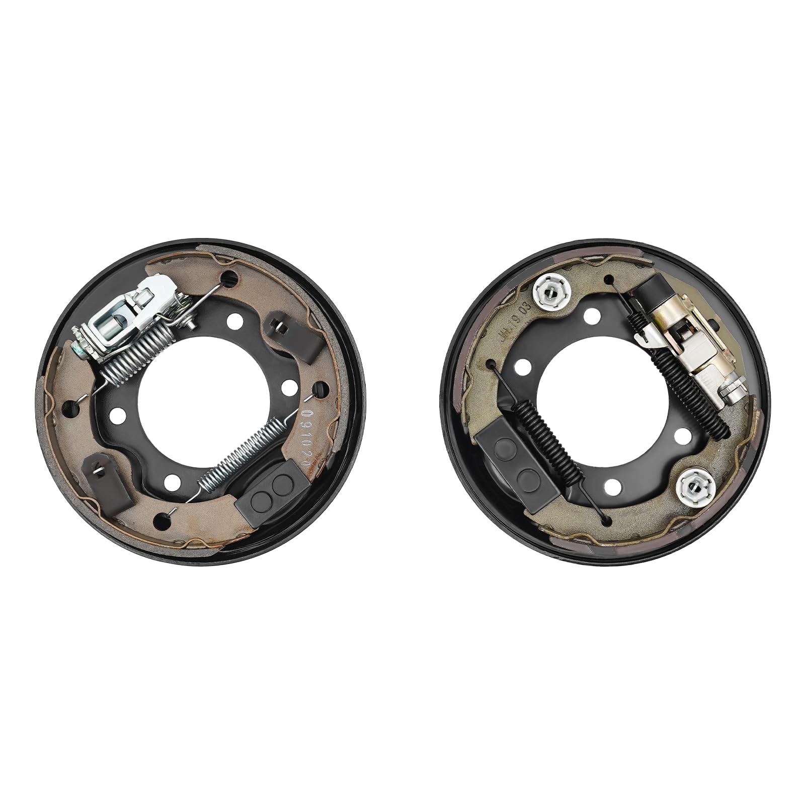 Kit de freins de chariot de golf pour EZGO/Yamaha (1993+) – 17,5 x 17,5 cm avec dissipation de la chaleur noir (gauche + droite)