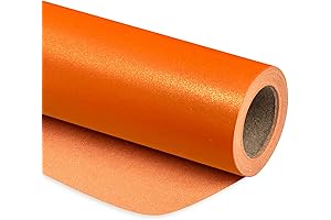 RUSPEPA Premium Orange Matte Wrapping Paper: Transform Gifts into Masterpieces