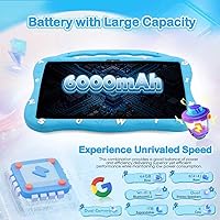 Vista 4 de Tableta para niños, tableta de 10.1 pulgadas para niños de 3 a 10, tableta educativa de aprendizaje para niños pequeños Android 14, 8 GB de RAM+64