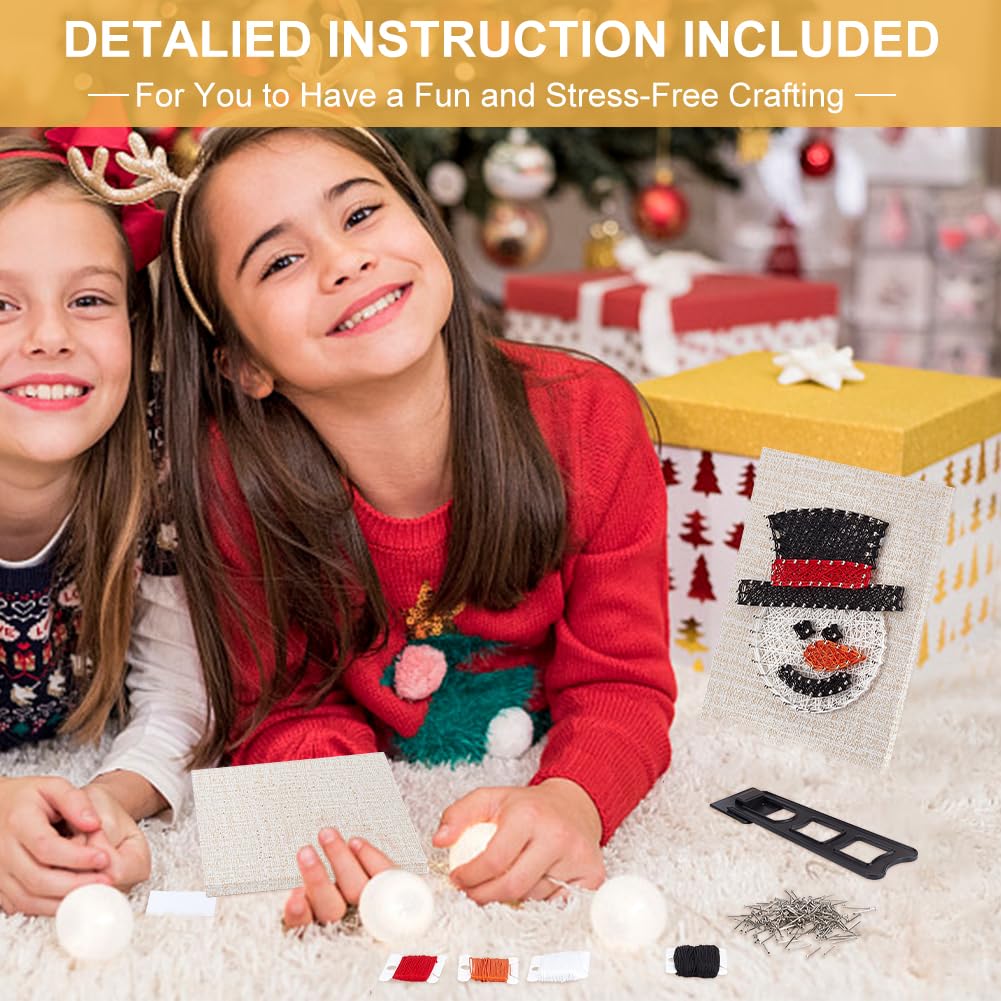 WEBEEDY Kit artistico con pupazzo di neve per adulti e principianti