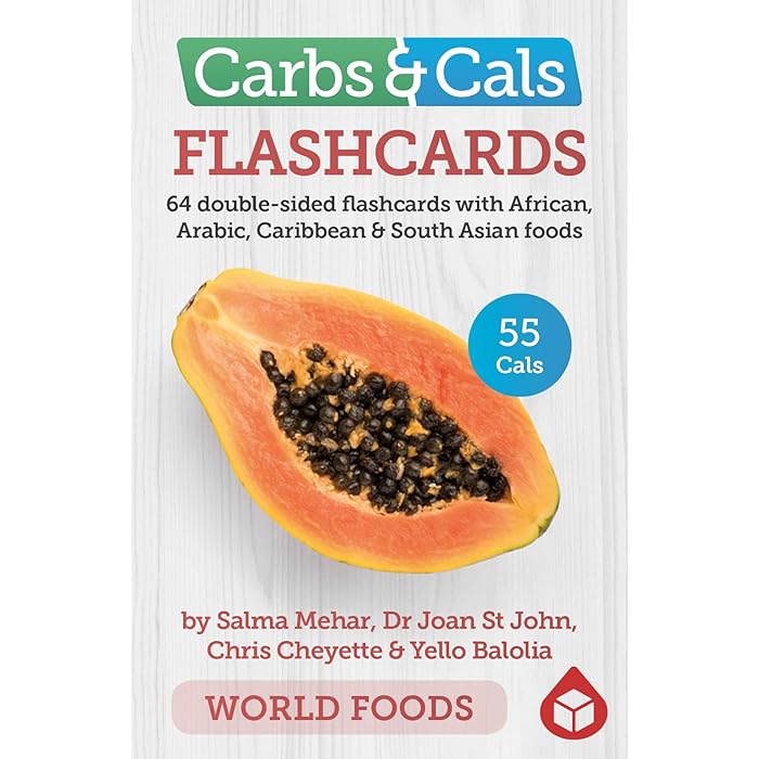 Buy Carbs & Cals Flashcards WORLD FOODS 64 doublesided flashcards