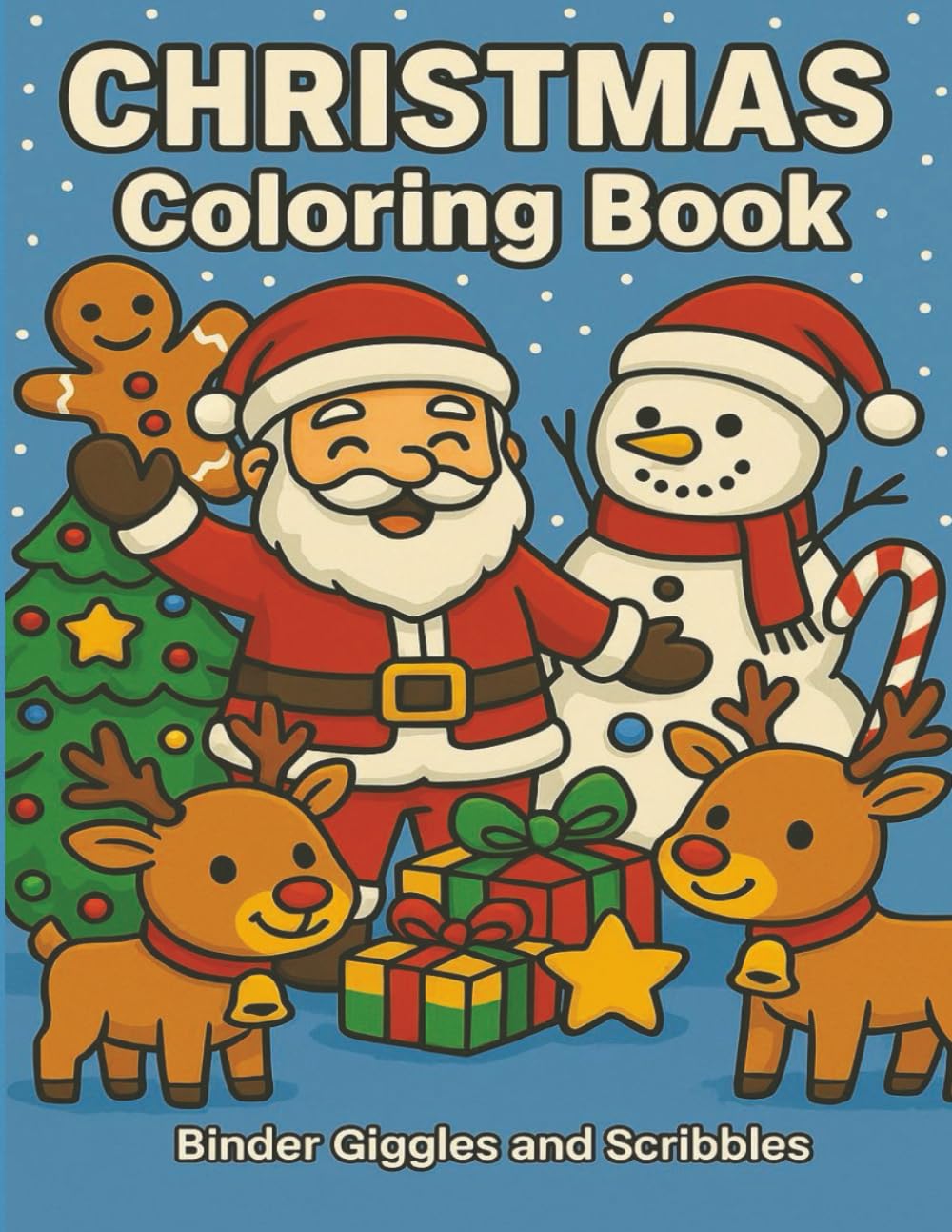 Christmas Coloring Book for Kids Ages 4–8: Santa, Family & Cozy Holiday Coloring Pages