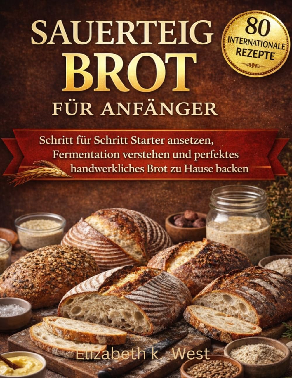 Sauerteig Brot für Anfänger: Schritt für Schritt Starter ansetzen, Fermentation verstehen und perfektes handwerkliches Brot zu Hause backen