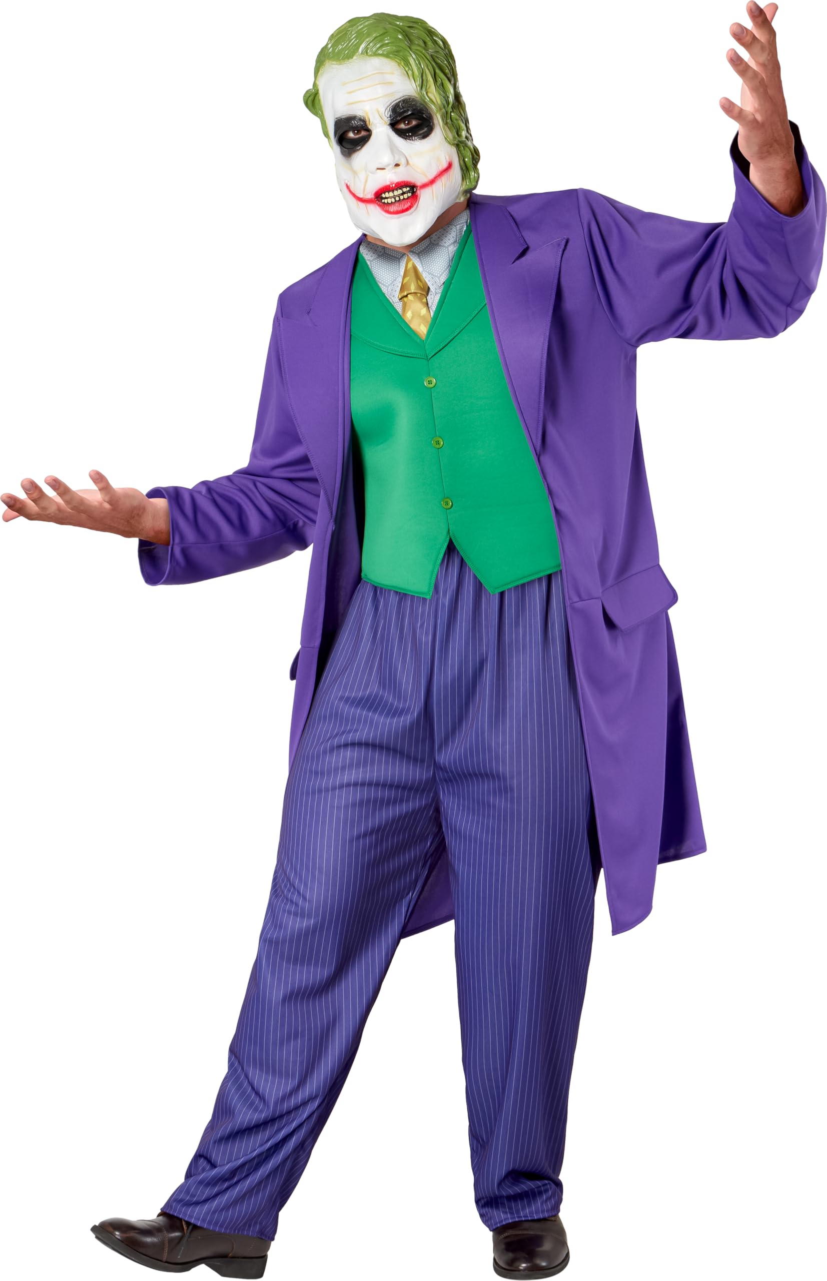 DC Batman The Dark Knight: The Joker Costume for Adults, Men's Standard