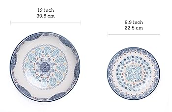ティンブロ　Eco blue & red サラダ皿ペア　エコー 楽天市場】ブルーオニオン エコ ボール 14cmペア ec047-2