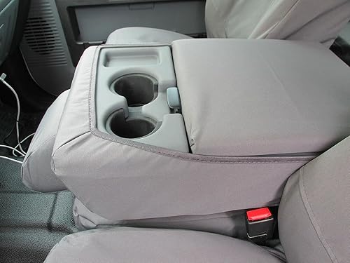 Miniatura 8 de Durafit Fundas de asiento de camión para Ford F150 20142015-2021 F250-F550 XLT y Lariat  Fundas de asiento para Ford F 150 40 20 40 asientos