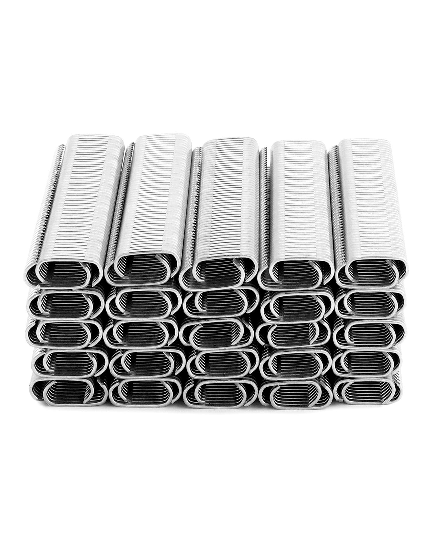 QWORK® 2500 pièces anneaux galvanisés pour clôture animale Cages Coussins de voiture