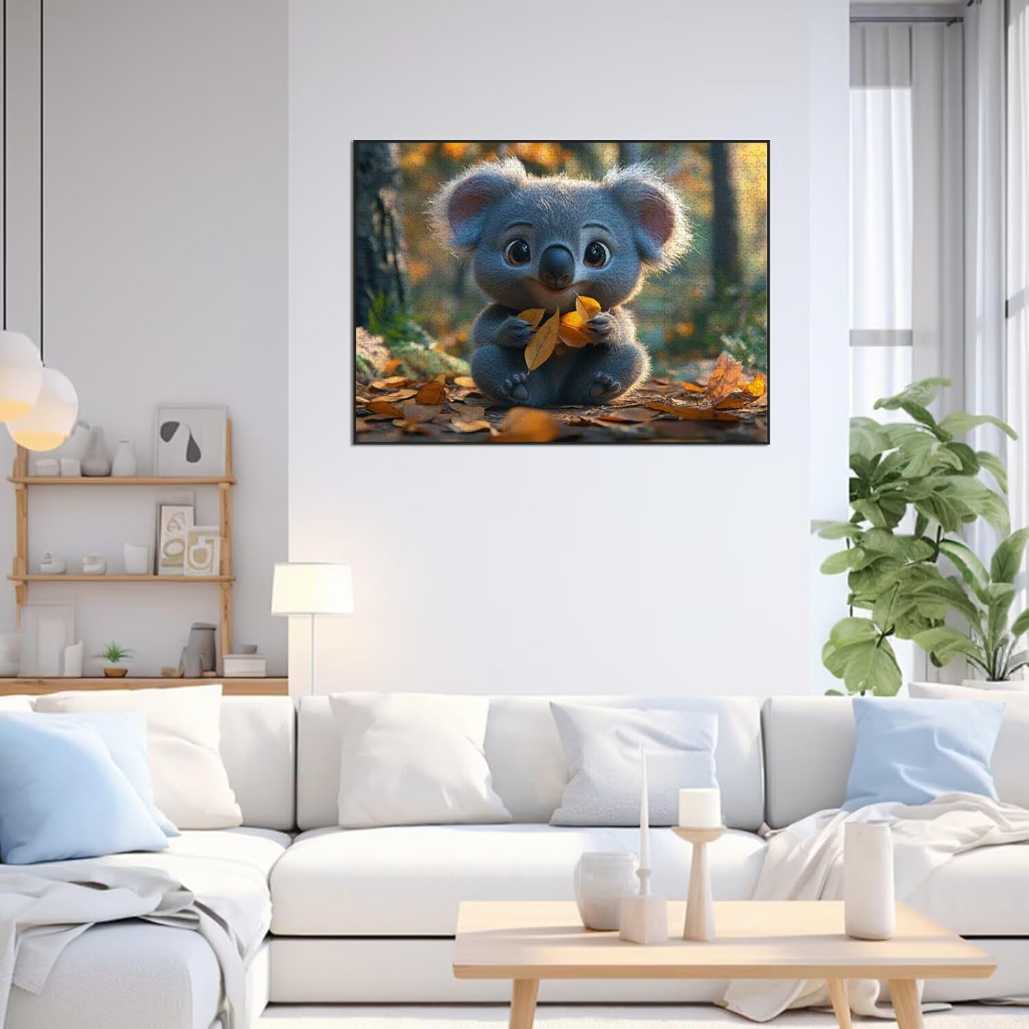 Puzzle 2000 Pezzi Koala Puzzle Classici per Gioco Familiare, n-376 | Impossibile Puzzles, Intrattenimento Creativo, Rilassamento Intelligence, Regalo per Amore e Amico, Decorazioni Casa, Foglie
