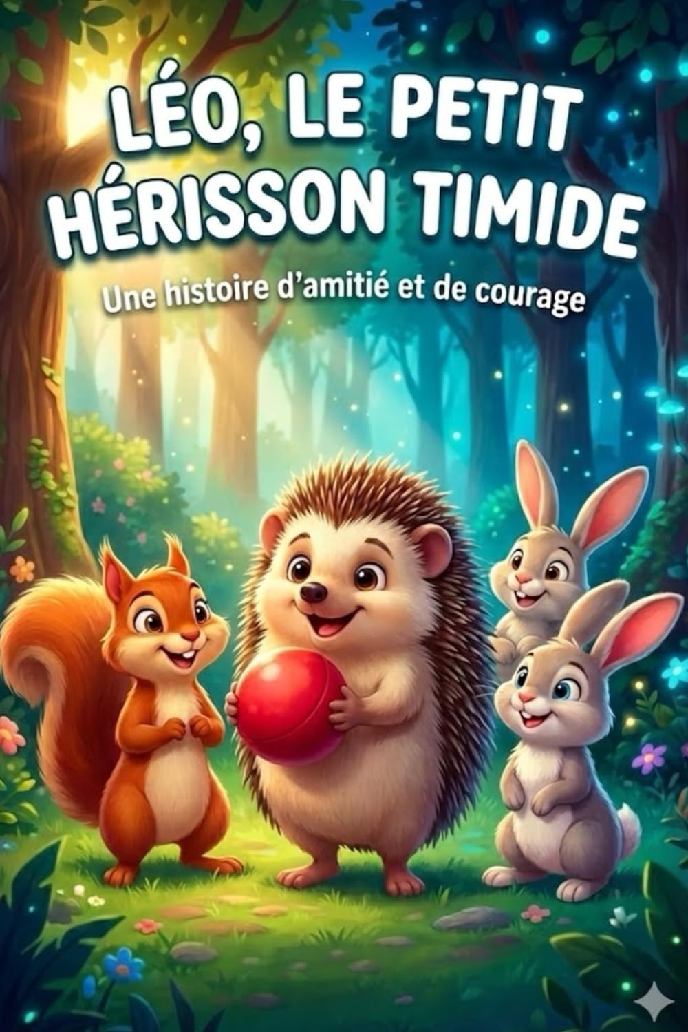 Léo, le petit hérisson timide: Une histoire douce et illustrée pour aider les enfants à prendre confiance en eux, surmonter leurs peurs et découvrir la magie de l'amitié (Idéal 3-7 ans)
