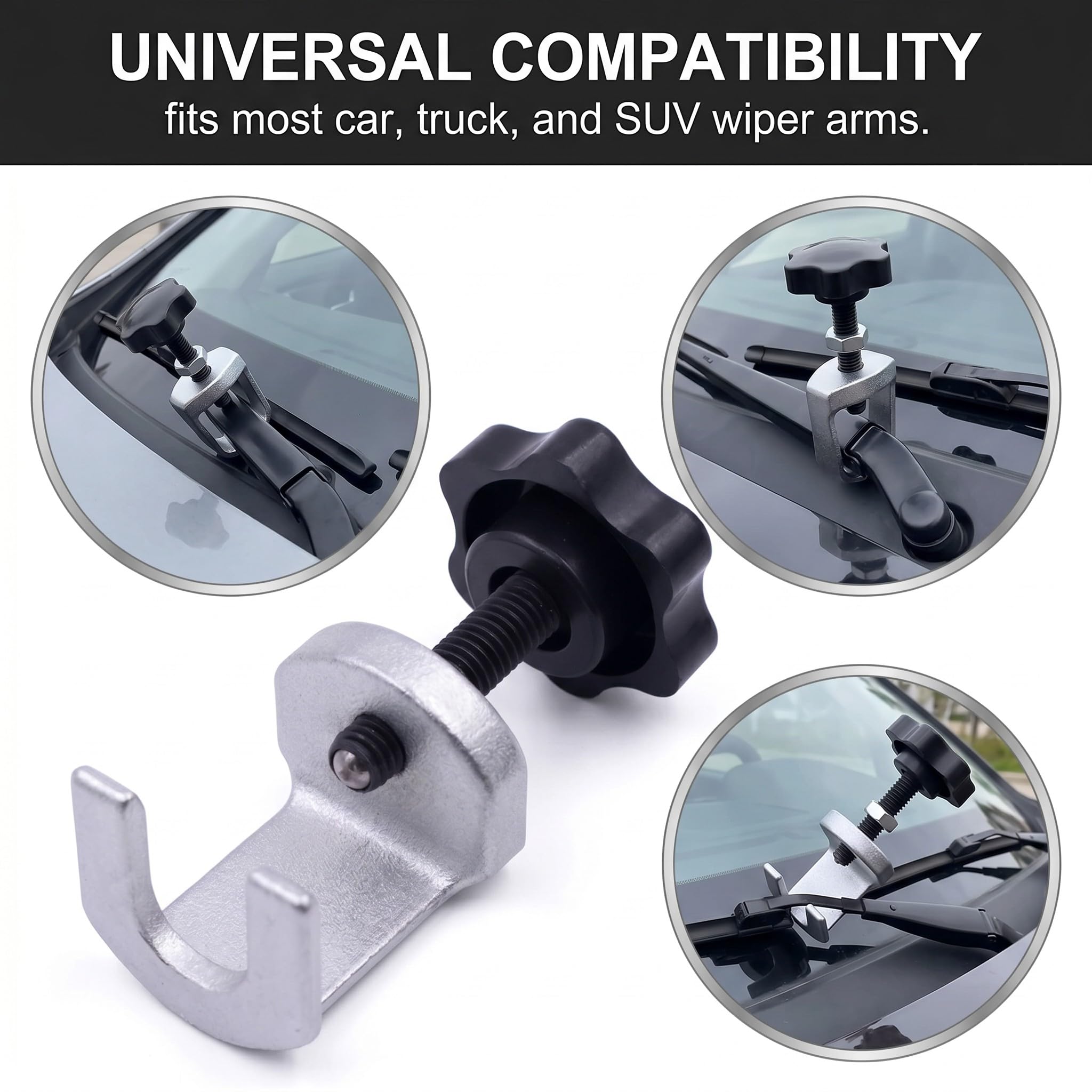 GXGM Estrattore Braccio Tergicristallo Auto, Wiper Arm Puller, Attrezzo OffiCina per Smontaggio Tergi, Manutenzione Parabrezza, Tool Fai da Te Auto, Kit Meccanico e Ricambi Auto