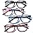 Henotin 4-Pack Blue Light Blocking Reading Glasses Women Men,Spring Hinge Computer Readers,Anti UV Ray Square Nerd Eyeglasses (Mixed Color-C, 2.50)