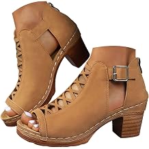 Platform Wedge Sandals for Women 2026, Chunky Block Low Heels Platform Sandals, Arch Support Orthopedic Slip On Dressy Sandals with Ankle Strap, Hollow Out Open Toe Vacation Summer Shoes for Women